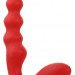 Силиконовый стимулятор Purrfect Silicone, цвет: красный - 19 см