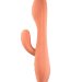 Вибратор Shape of water Pearl с клиторальным отростком - 18,5 см, цвет: розовый