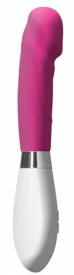 Вибратор Asopus - 21 см, цвет: розовый