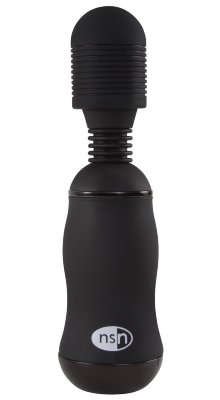 Вибромассажер для эрогенных зон BoomBoom Power Wand - 18 см, цвет: черный