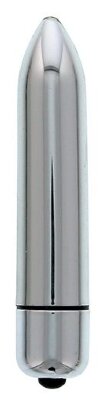 Мини-вибратор CLIMAX BULLET - 8,5 см, цвет: серебристый