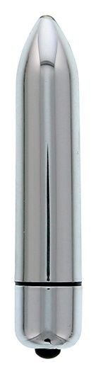 Мини-вибратор CLIMAX BULLET - 8,5 см, цвет: серебристый