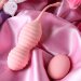 Вагинальные шарики ZEFYR с пультом ДУ, цвет: нежно-розовый