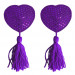 Пестисы-сердечки Nipple Tassels, цвет: фиолетовый