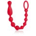 Анальная цепочка Colt Max Beads, цвет: красный - 28 см