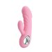 Вибратор Baile Pretty Love Carina с клиторальным отростком, цвет: нежно-розовый - 15,8 см