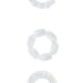 Набор из 3 эрекционных колец MENZSTUFF STRETCHY COCK RINGS, цвет: прозрачный