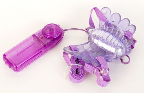 Клиторальный стимулятор Sex Butterfly, цвет: фиолетовый
