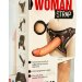 Женский страпон с вагинальной пробкой из неоскина - 18 см