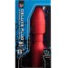 Анальная пробка Menzstuff Vibrating Butt Plug 8.5inch с вибрацией, цвет: красный - 21,5 см
