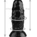 Черный анальный стимулятор - 17,5 см.