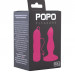 Вибровтулка с 5 режимами вибрации POPO Pleasure, цвет: розовый - 10,5 см