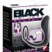 Эрекционное кольцо Black Velvets Ring Plug с анальной пробкой, цвет: черный