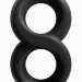 Эрекционное кольцо-восьмерка Infinity Ring, цвет: черный