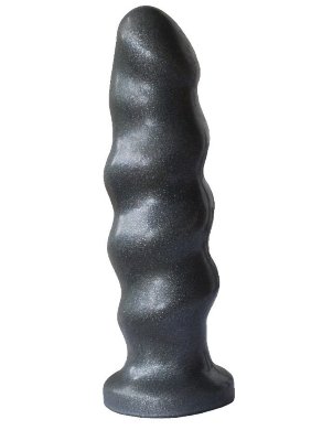 Насадка на трусики харнесс Platinum - 16 см, цвет: черный