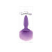 Анальная пробка Bunny Tails Purple с заячьим хвостом, цвет: фиолетовый