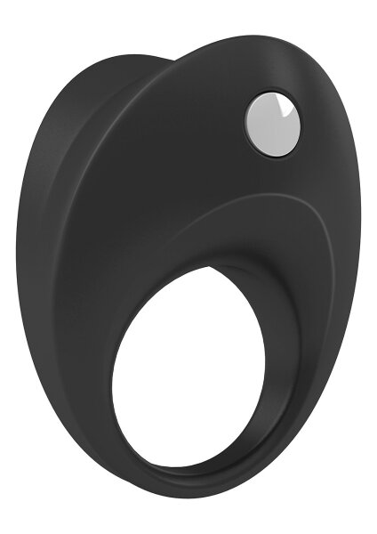Эрекционное кольцо B10 с вибрацией, цвет: черный