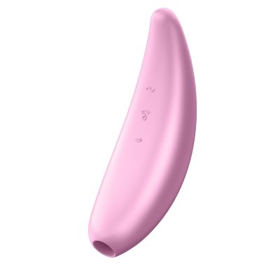 Вакуум-волновой стимулятор Satisfyer Curvy 3+, цвет: розовый