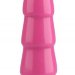 Анальный рельефный стимулятор - 27 см, цвет: розовый
