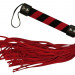 Замшевая плетка Bad Kitty Whip, цвет: красный - 38 см