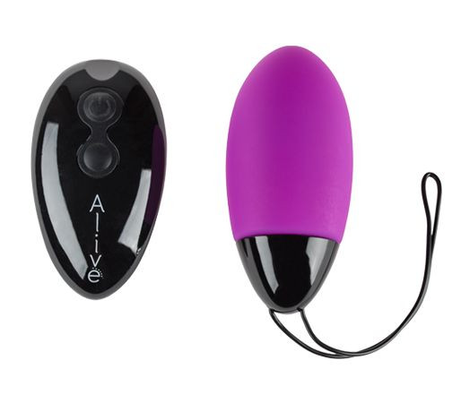 Виброяйцо Magic egg с пультом управления, цвет: фиолетовый