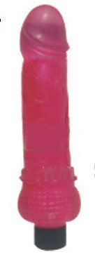 Мягкий многоскоростной вибромассажер, цвет: розовый
