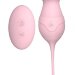 Вагинальные шарики VAVA с пультом ДУ, цвет: нежно-розовый