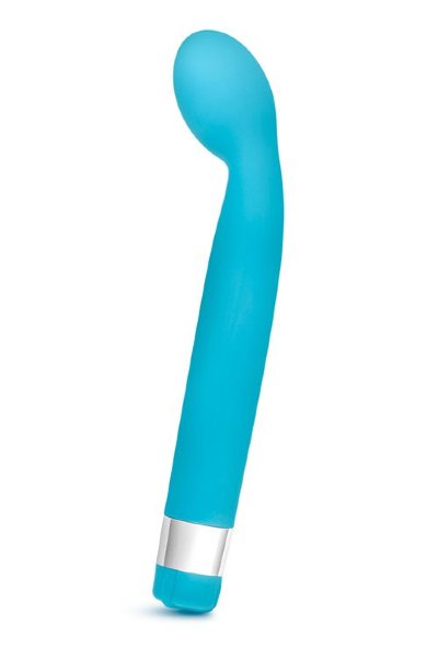 Вибромассажер SCARLET G - 21 см, цвет: голубой