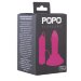 Вибровтулка с выносным пультом управления вибрацией POPO Pleasure, цвет: розовый - 11,9 см