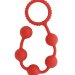 Анальная цепочка Menzstuff Butt Beads, цвет: красный - 23 см