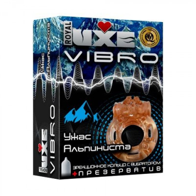 Эрекционное виброкольцо Luxe VIBRO Ужас Альпиниста