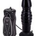 Анальный вибратор на присоске Pleasure Thrust - 14 см, цвет: черный
