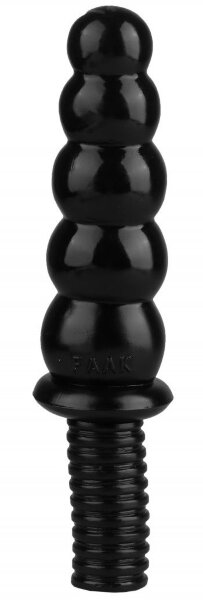 Фантазийный фаллоимитатор - 28 см, цвет: черный