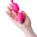 Набор JOS Vita: вибропуля и вибронасадка на палец, цвет: розовый