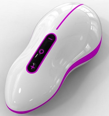 Вибростимулятор Mouse, цвет: бело-розовый