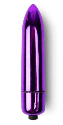 Вибропуля с заостренным кончиком, цвет: фиолетовый