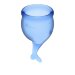 Набор менструальных чаш Feel secure Menstrual Cup, цвет: синий