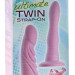 Женский страпон Ultimate Twin Strap-On с 2 насадками-фаллосами - 17,8 см
