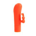 Вибромассажер с клиторальным стимулятором серии Posh, цвет: оранжевый