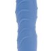 Вибратор Silicone Pleasure Bendie Ripple G s, цвет: голубой - 17,3 см