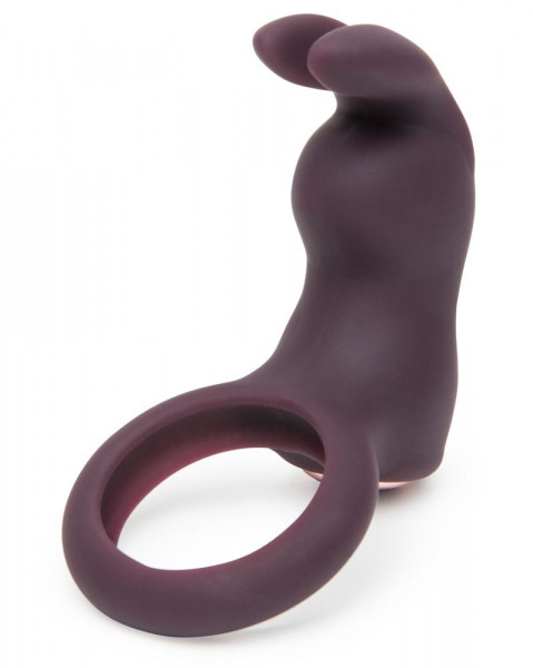 Эрекционное виброкольцо Lost in Each Other Rechargeable Rabbit Love Ring, цвет: фиолетовый