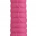 Рельефный фаллоимитатор с мошонкой - 27,5 см, цвет: розовый