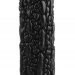 Фантазийный фаллоимитатор Дикая кукуруза - 21 см, цвет: черный