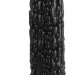 Фантазийный фаллоимитатор Дикая кукуруза - 21 см, цвет: черный