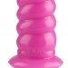 Фантазийный фаллоимитатор Улитка - 28 см, цвет: розовый