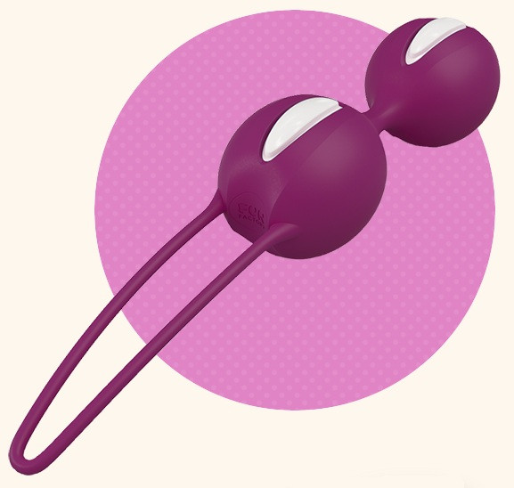 Вагинальные шарики Fun Factory Smartballs Duo, цвет: лиловый