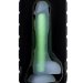 Фаллоимитатор, светящийся в темноте, Dick Glow - 18 см, цвет: прозрачно-зеленый