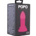 Анальная втулка большого размера POPO Pleasure, цвет: розовый - 14,0 см