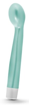 Вибратор G Slim Rechargeable - 18 см, цвет: зеленый
