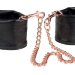 Мягкие манжеты Entice French Cuffs с цепью, цвет: черный